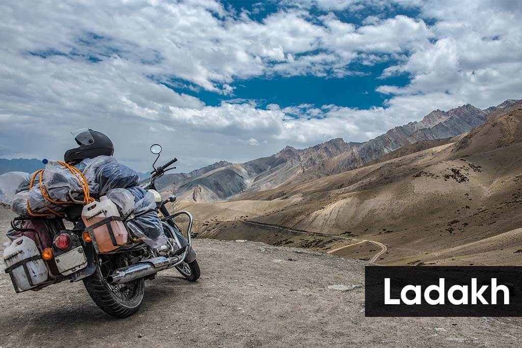 Leh-Ladakh, Jammu and Kashmir - bike trip destination