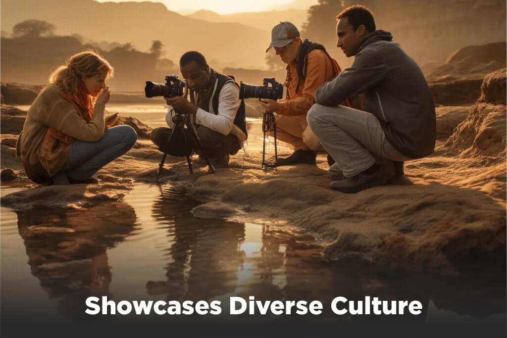 Showcases Diverse Culture