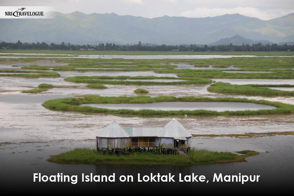 Floating Island on Loktak Lake, Manipur