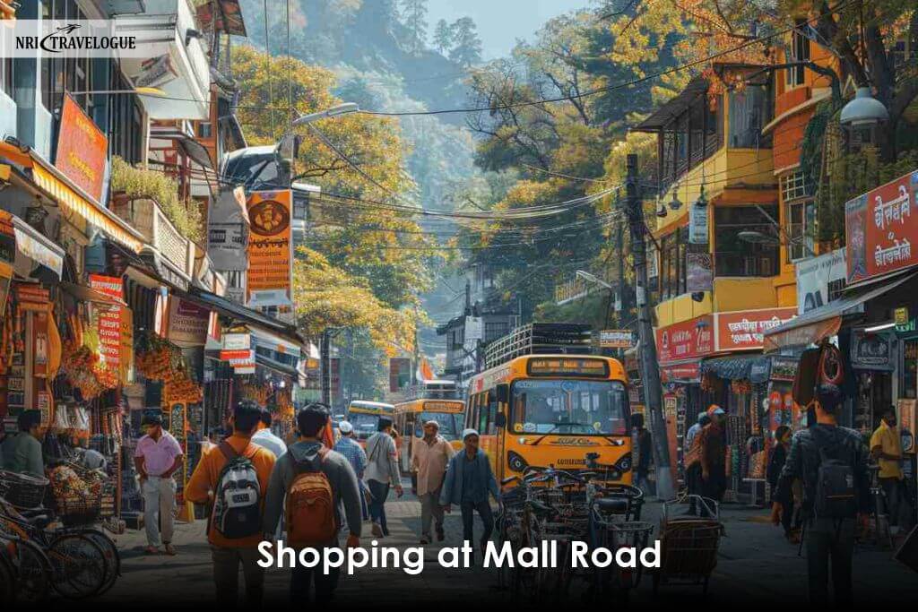 Shopping at Mall Road - Nainital