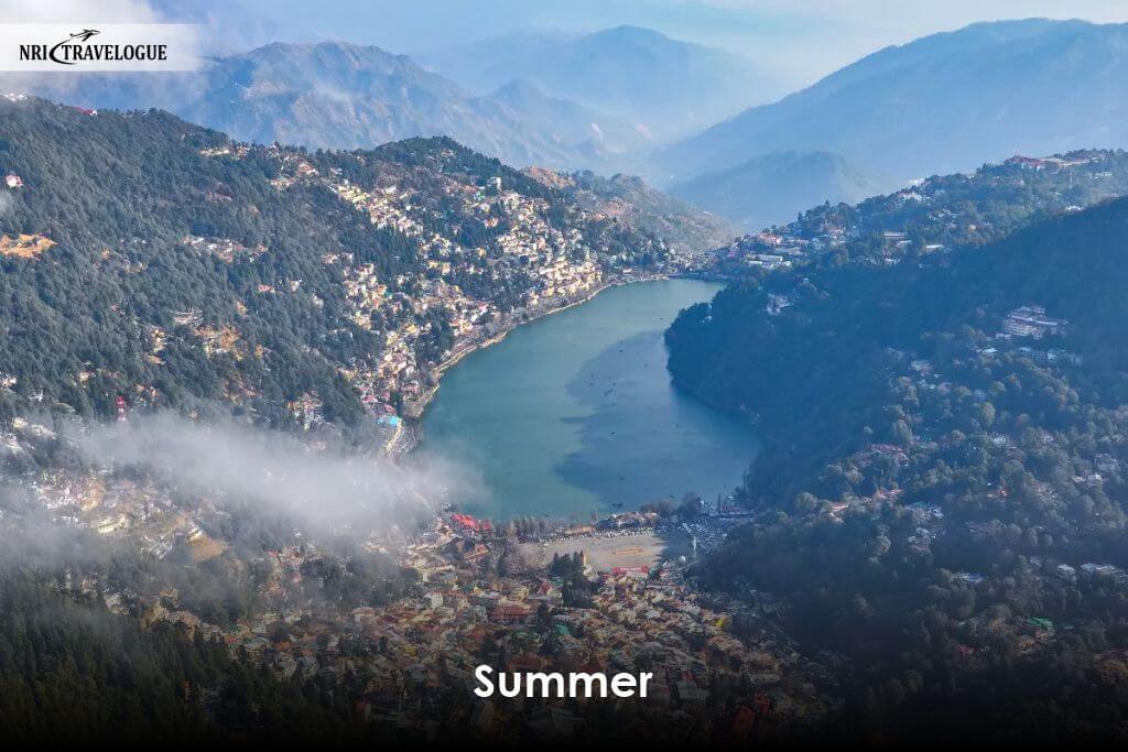 Summer (March to June) in Nainital