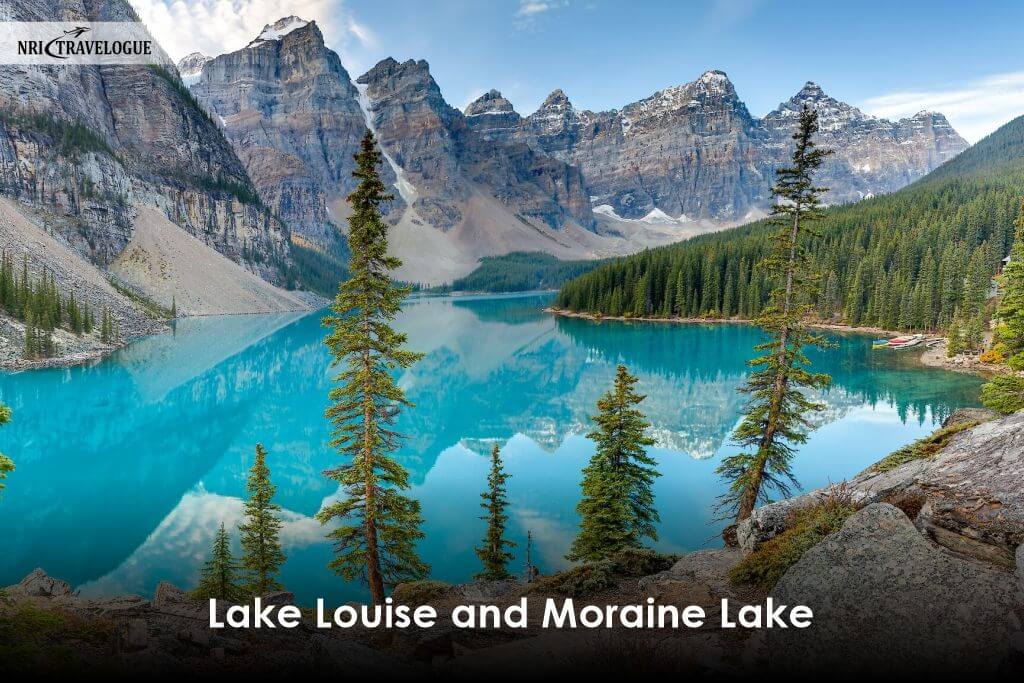 Lake Louise and Moraine Lake