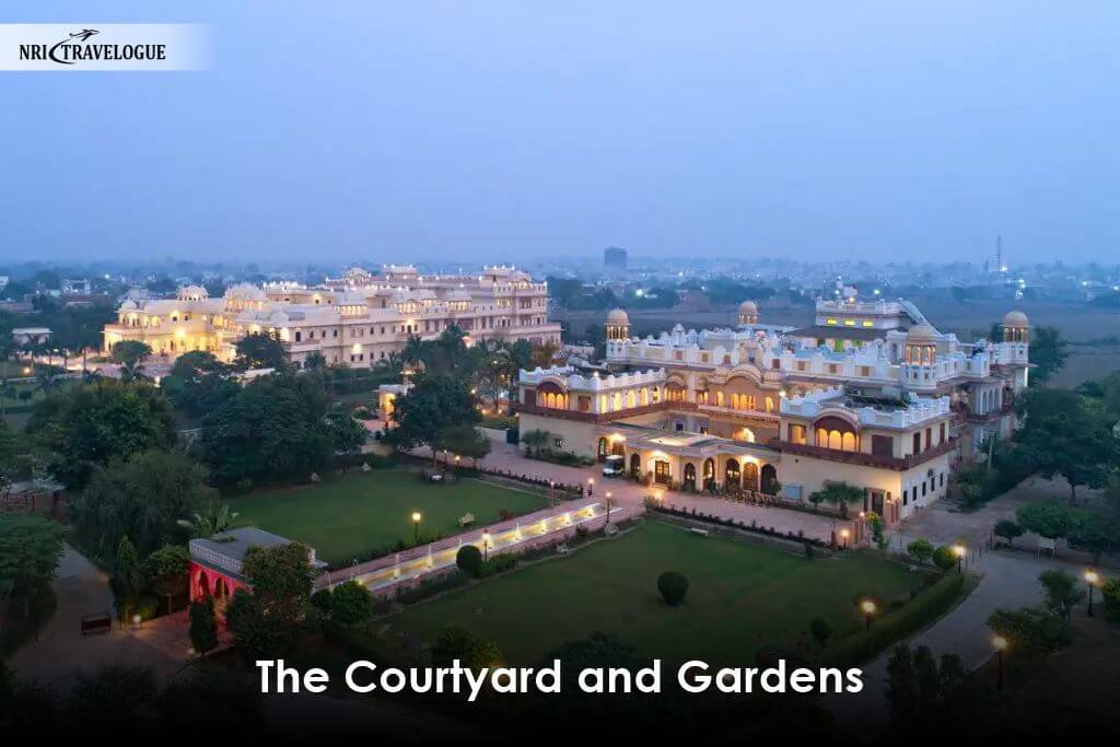 The Courtyard and Gardens: