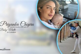 priyanka chopra with baby malti in london