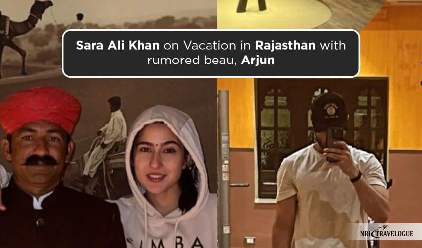 sara ali khan on vacation in rajasthan with rumored beau arjun