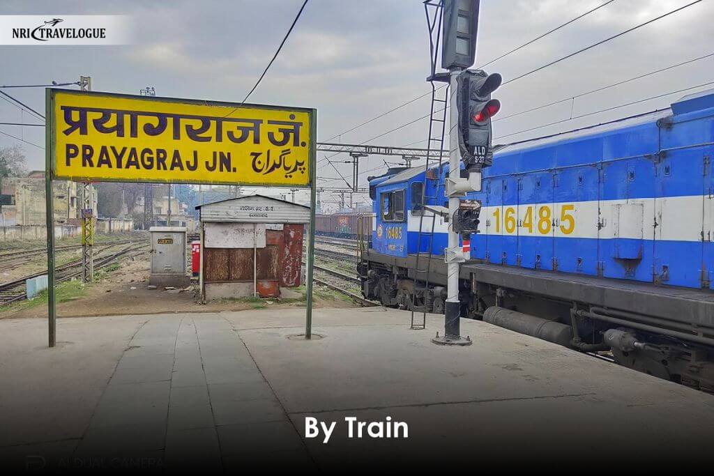 By Train kumbh mela